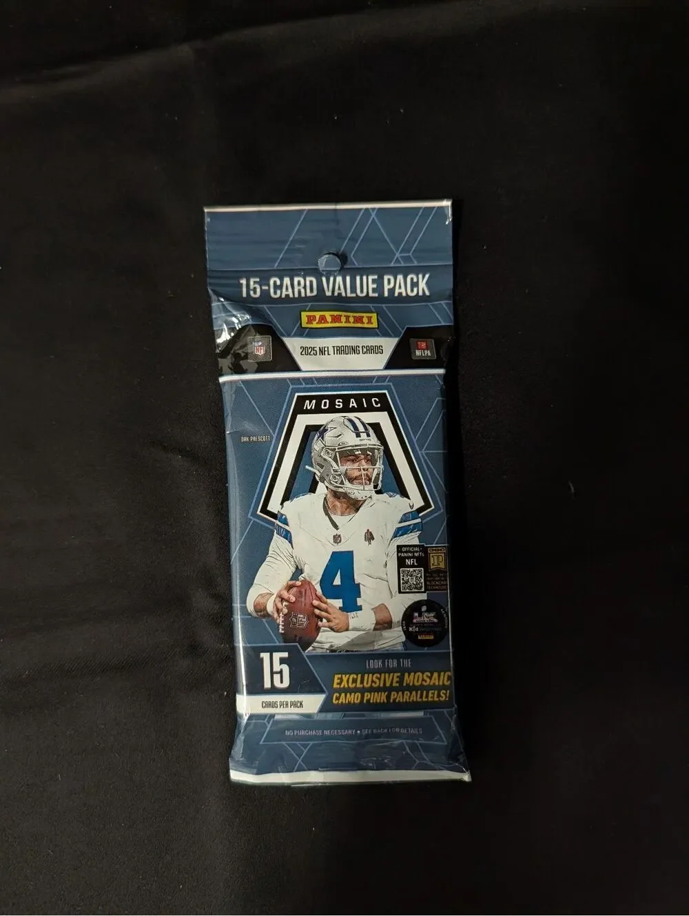 2025 Panini Mosaic NFL 15-Card Value Pack x2 - Football Trading Cards